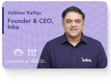 Inkapreneur — Life Insurance for Founders, portrait of Inka’s founder & CEO next to headline
